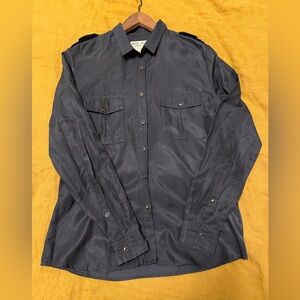 Imogene and Willie - women’s button up blouse. Dark Navy.